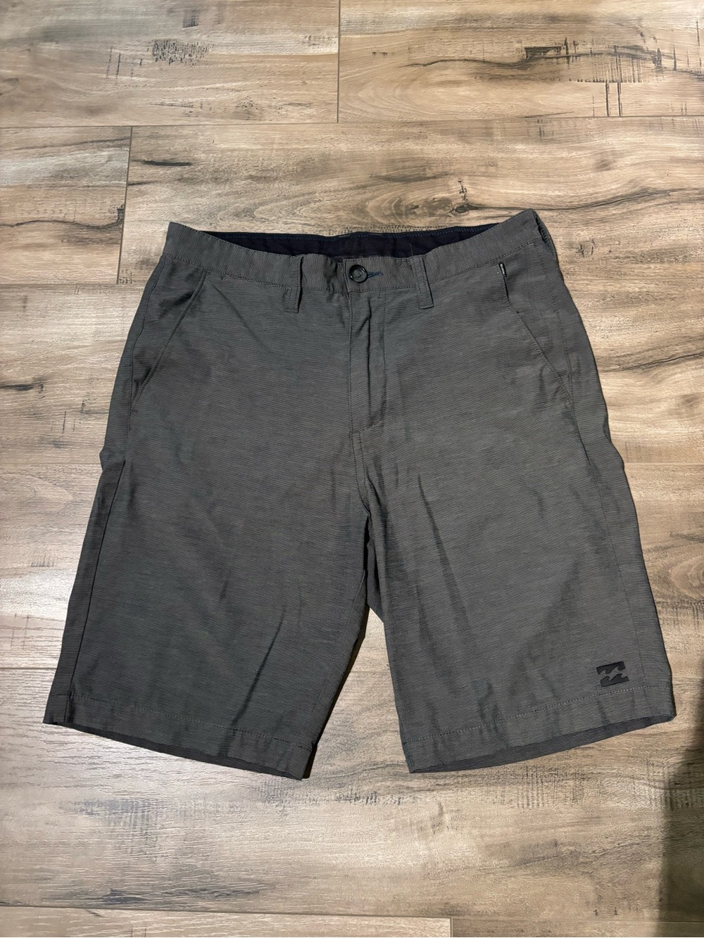 Billabong Men’s Charcoal Flat Front Casual Shorts